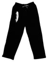 White Feather Adult Lounge Pants-Lounge Pants-TooLoud-Black-Small-Davson Sales