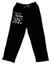 Happy Easter Design Adult Lounge Pants - Black-Lounge Pants-TooLoud-Black-Small-Davson Sales