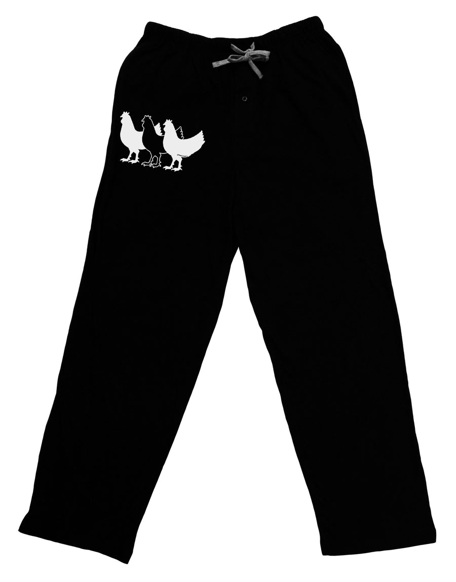 Three French Hens Adult Lounge Pants-Lounge Pants-TooLoud-Black-Small-Davson Sales