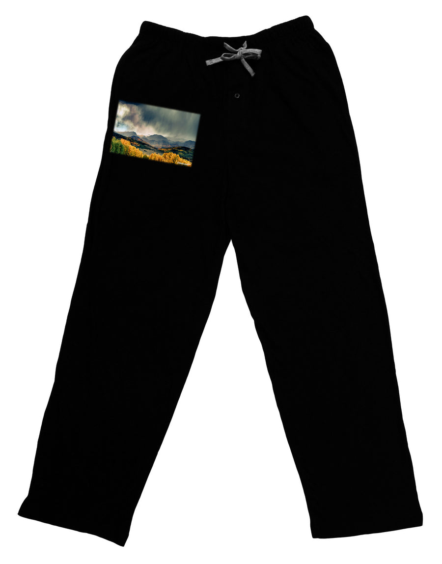 Colorado Mountain Scene Photo Adult Lounge Pants-Lounge Pants-TooLoud-Black-Small-Davson Sales