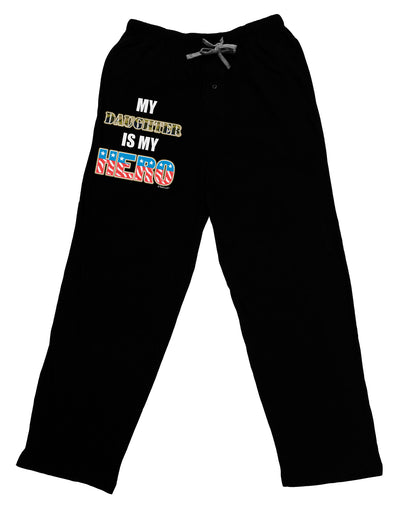 My Daughter is My Hero - Armed Forces Adult Lounge Shorts by TooLoud-Lounge Shorts-TooLoud-Black-Small-Davson Sales