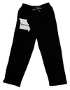 Missouri - United States Shape Adult Lounge Pants - Black-Lounge Pants-TooLoud-Black-Small-Davson Sales