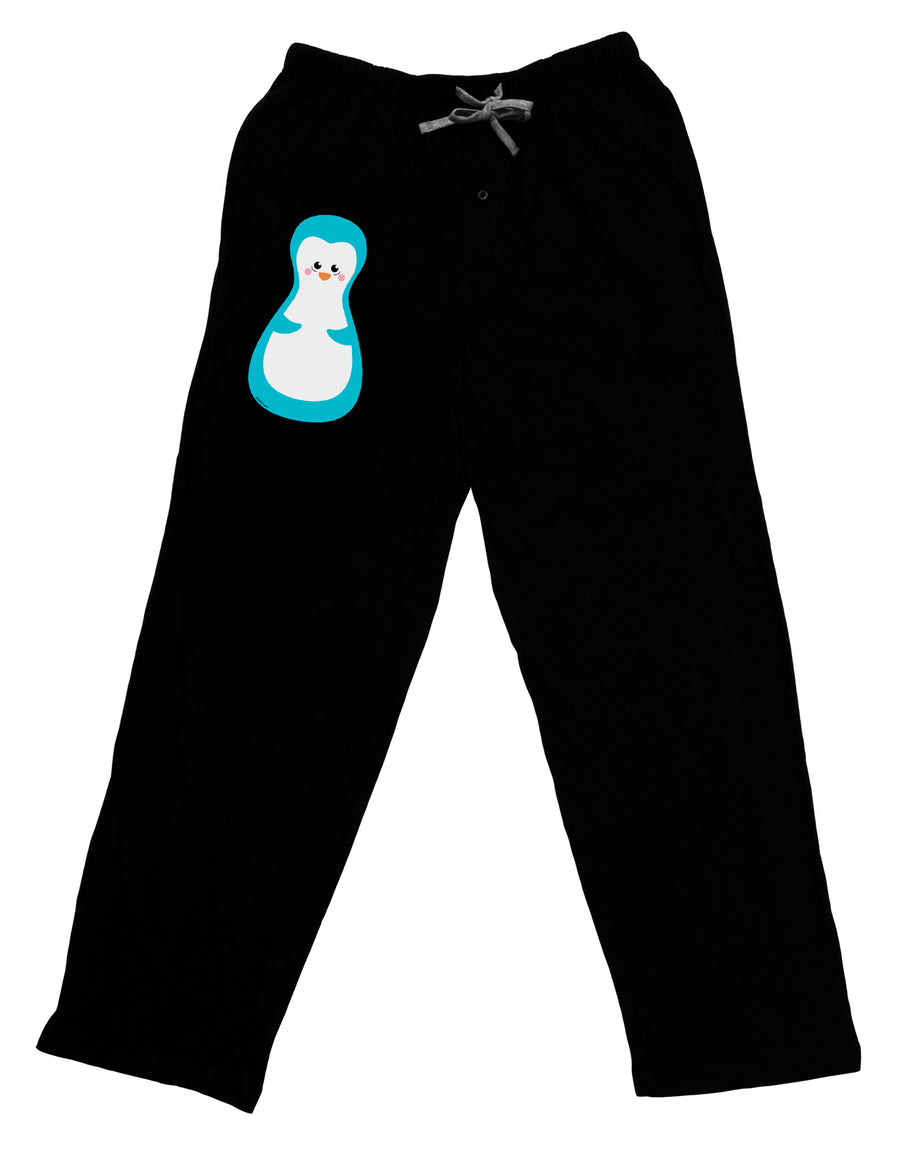 Cute Penguin Matryoshka Nesting Doll - Christmas Adult Lounge Pants - Black-Lounge Pants-TooLoud-Black-Small-Davson Sales