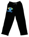 Cute Gobble Turkey Blue Relaxed Adult Lounge Pants-Lounge Pants-TooLoud-Black-Small-Davson Sales