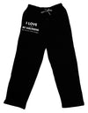 I Love My Girlfriend Videogames Adult Lounge Pants-Lounge Pants-TooLoud-Black-Small-Davson Sales