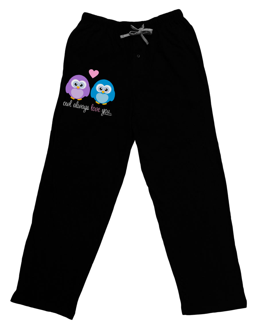 Owl Always Love You Adult Lounge Pants - Black by TooLoud-Lounge Pants-TooLoud-Black-Small-Davson Sales