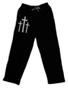 Three Cross Design - Easter Adult Lounge Pants - Black by TooLoud-Lounge Pants-TooLoud-Black-Small-Davson Sales