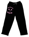 My Cat is my Valentine Relaxed Fit Adult Lounge Pants by-Lounge Pants-TooLoud-Black-Small-Davson Sales