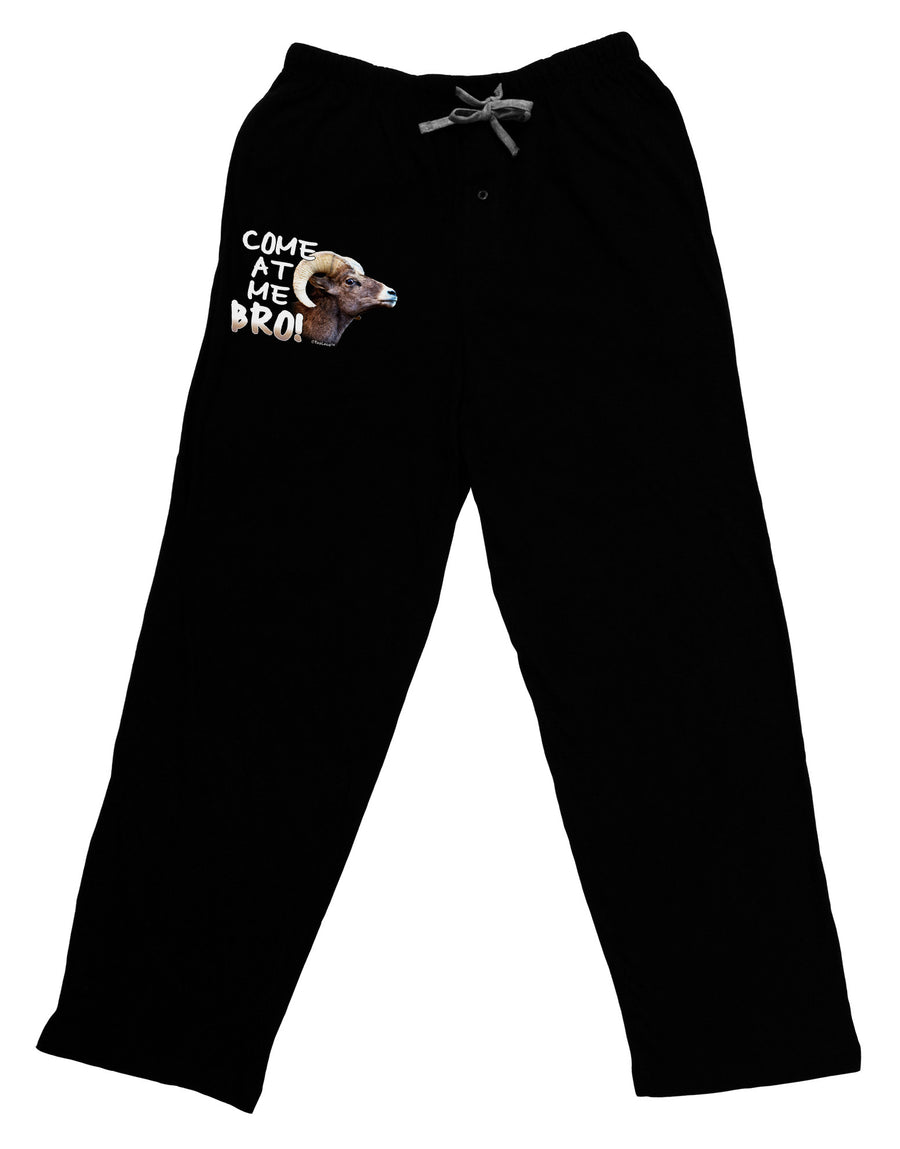 Come At Me Bro Big Horn Adult Lounge Pants-Lounge Pants-TooLoud-Black-Small-Davson Sales