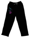 Music Note Typography Adult Lounge Pants-Lounge Pants-TooLoud-Black-Small-Davson Sales