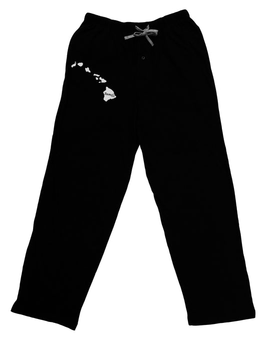 Hawaii - United States Shape Adult Lounge Pants - Black by TooLoud-Lounge Pants-TooLoud-Black-Small-Davson Sales