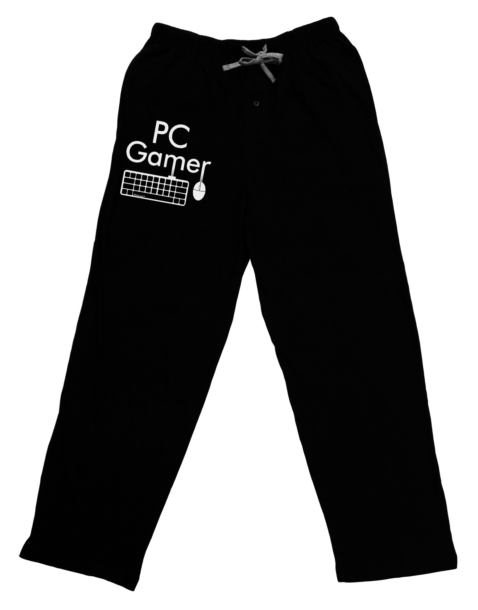 PC Gamer BnW Adult Lounge Pants-Lounge Pants-TooLoud-Black-Small-Davson Sales