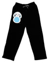 Cute Bunny with Floppy Ears - Blue Adult Lounge Pants - Black by TooLoud-Lounge Pants-TooLoud-Black-Small-Davson Sales