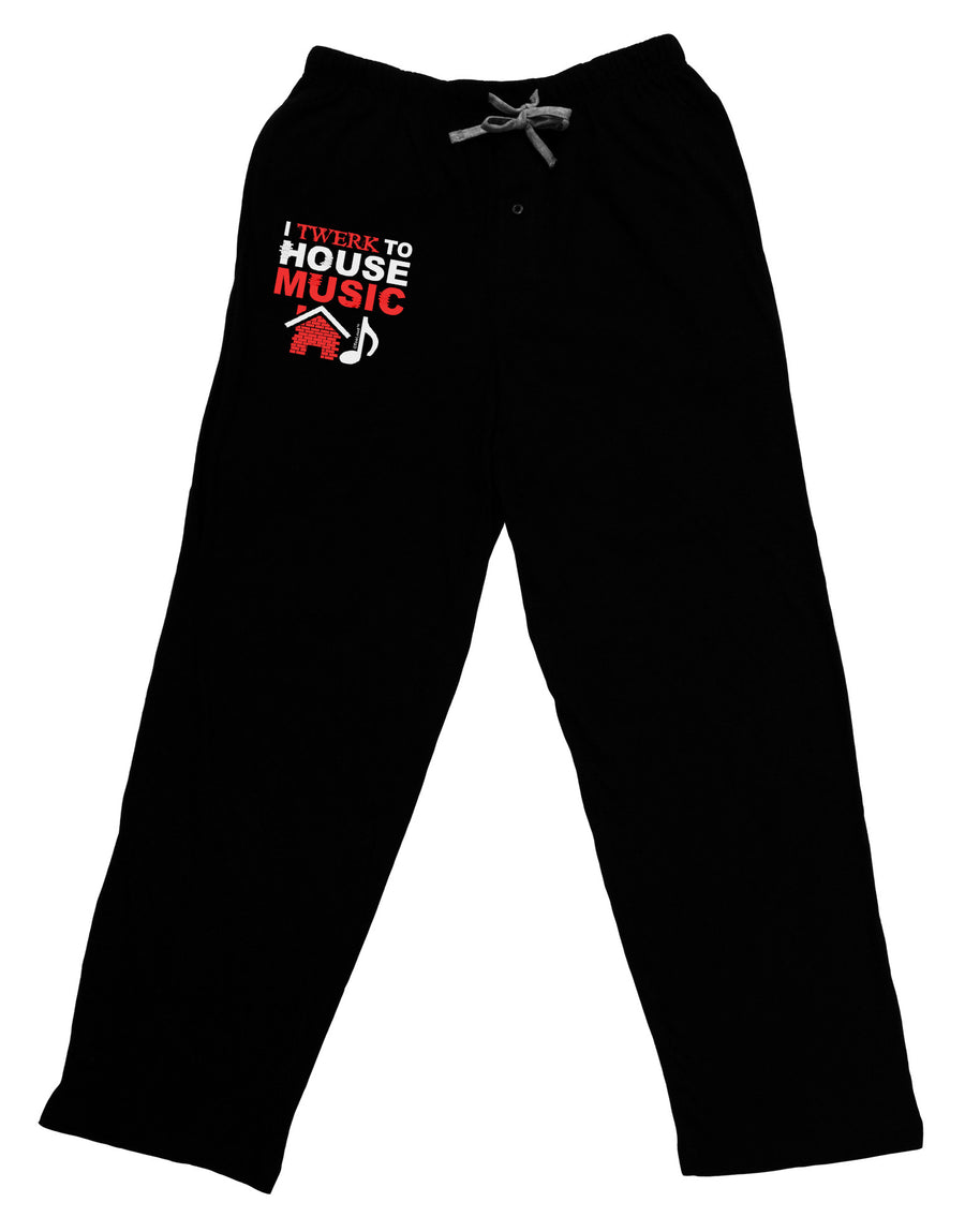 Twerk To House Relaxed Adult Lounge Pants-Lounge Pants-TooLoud-Black-Small-Davson Sales