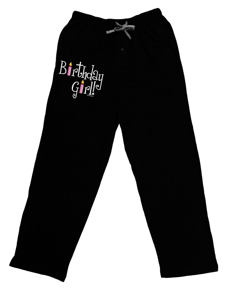 Birthday Girl - Birthday Candles Adult Lounge Shorts - Red or Black by TooLoud-Lounge Shorts-TooLoud-Black-Small-Davson Sales