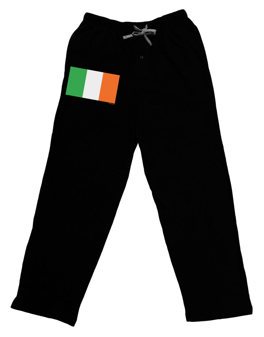 Irish Flag - Flag of Ireland Adult Lounge Pants - Black-Lounge Pants-TooLoud-Black-Small-Davson Sales