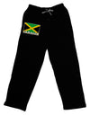 Jamaica Flag Dark Adult Lounge Pants-Lounge Pants-TooLoud-Black-Small-Davson Sales