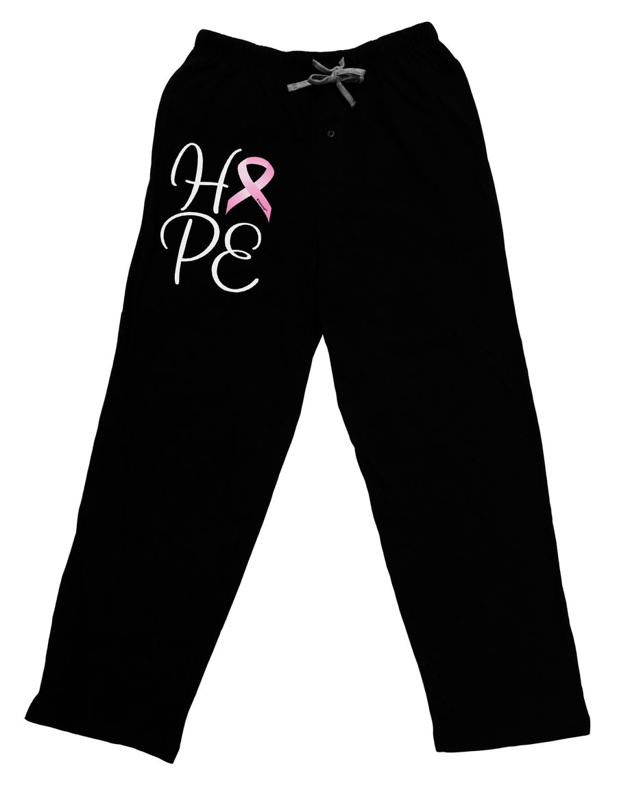 Hope - Breast Cancer Awareness Ribbon Adult Lounge Pants-Lounge Pants-TooLoud-Black-Small-Davson Sales