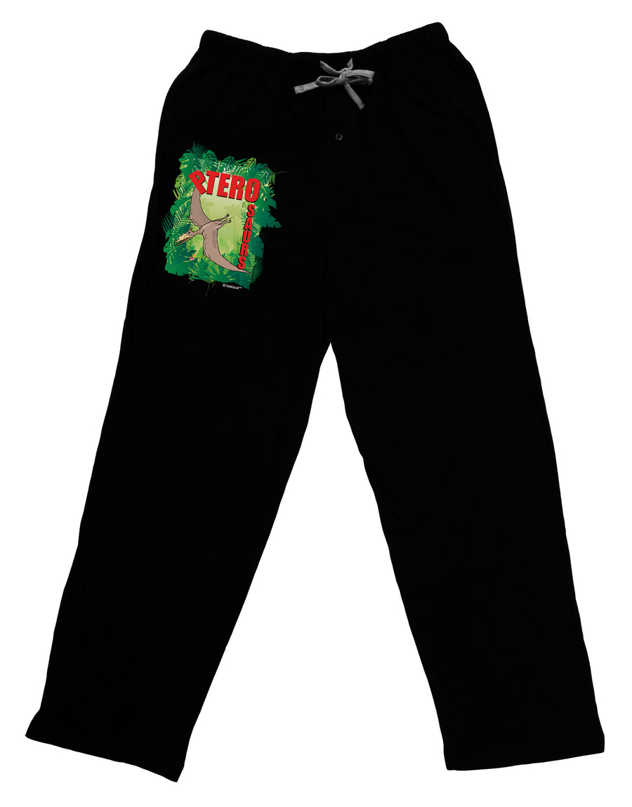 Pterosaurs - With Name Adult Lounge Pants by TooLoud-Lounge Pants-TooLoud-Black-Small-Davson Sales