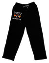 Daddy's Lil Reindeer Girl Relaxed Adult Lounge Pants-Lounge Pants-TooLoud-Black-Small-Davson Sales