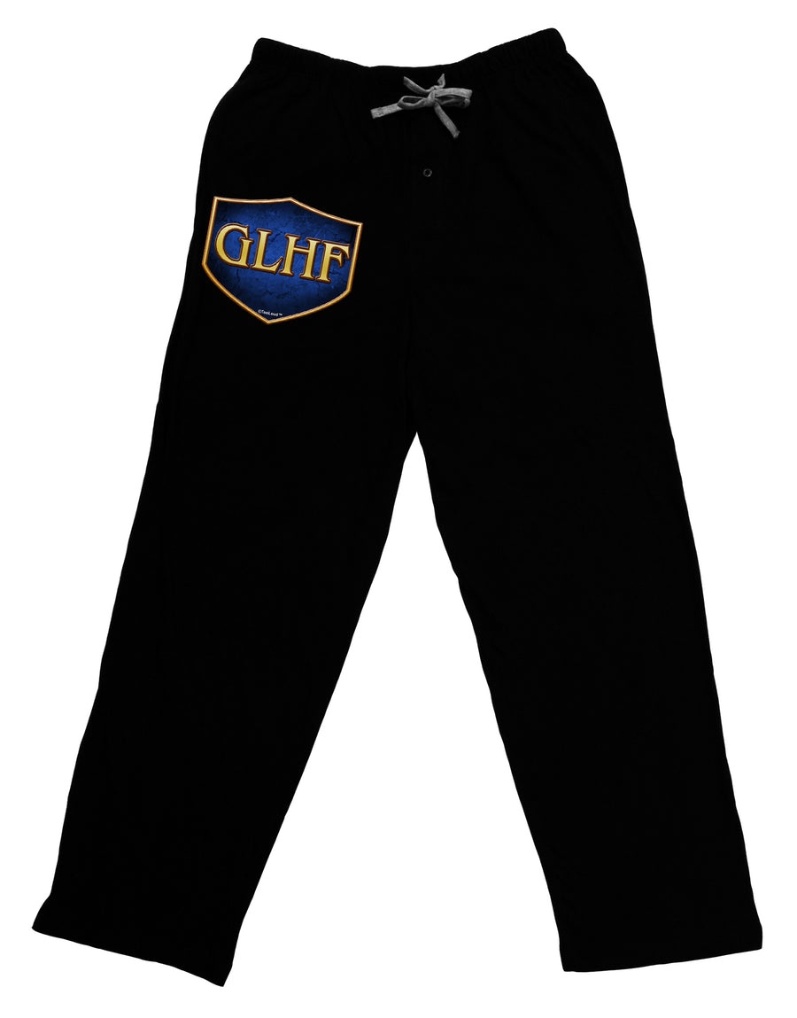 GLHF - Good Luck Have Fun Adult Lounge Pants - Black by TooLoud-Lounge Pants-TooLoud-Black-Small-Davson Sales