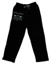 Not A Cartoon Eyes Green Adult Lounge Pants-Lounge Pants-TooLoud-Black-Small-Davson Sales