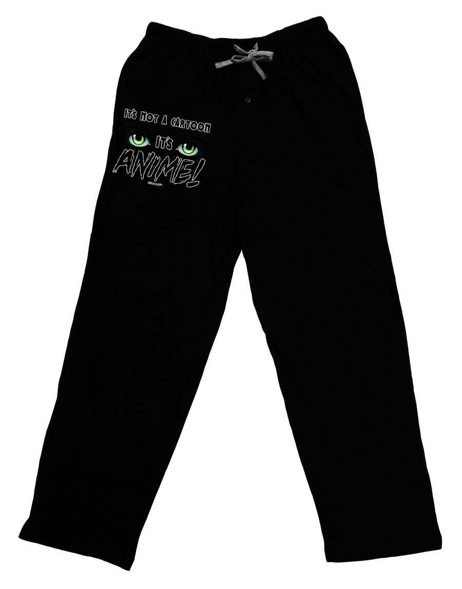 Not A Cartoon Eyes Green Adult Lounge Pants-Lounge Pants-TooLoud-Black-Small-Davson Sales