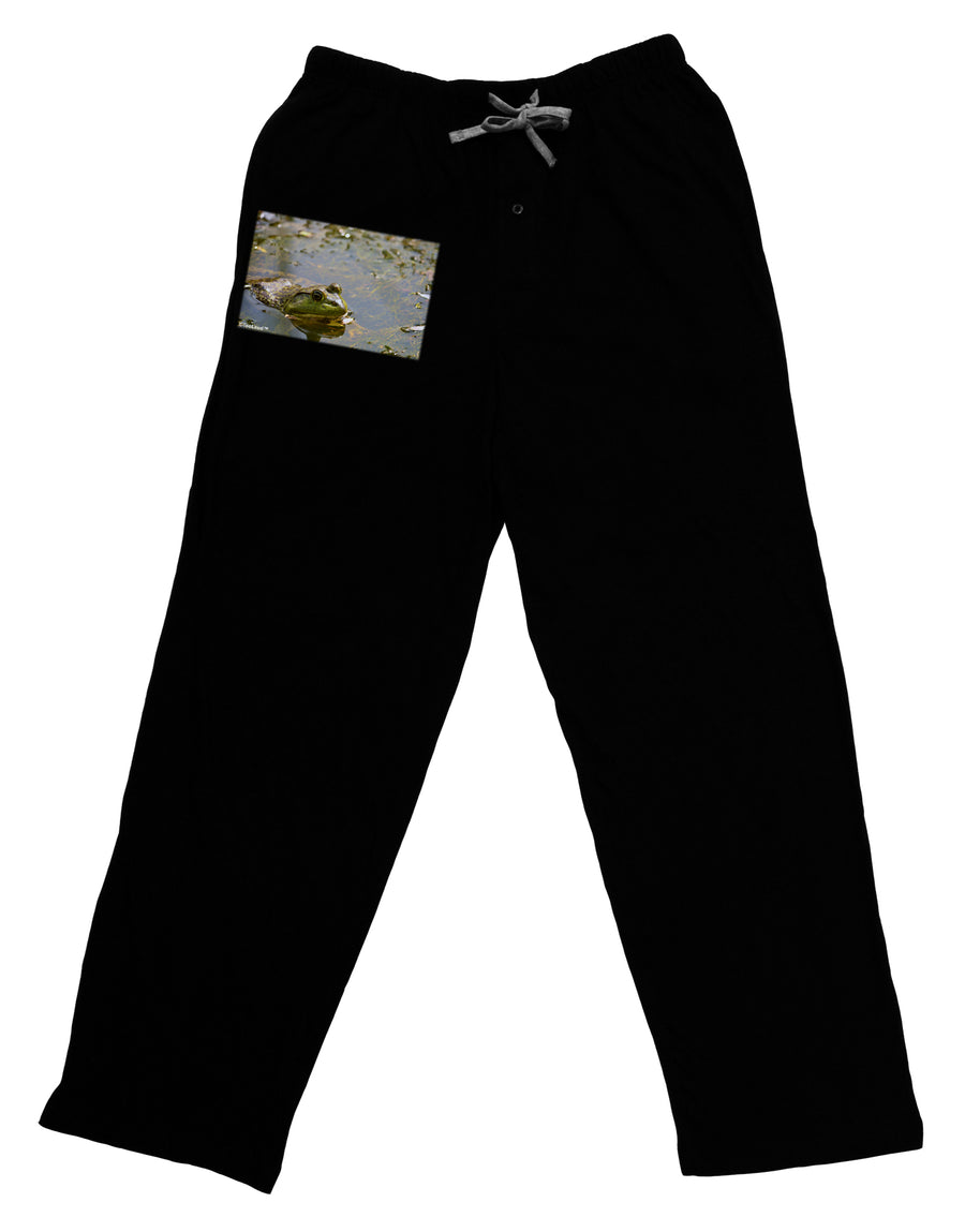 Bullfrog In Water Adult Lounge Pants by TooLoud-Lounge Pants-TooLoud-Black-Small-Davson Sales