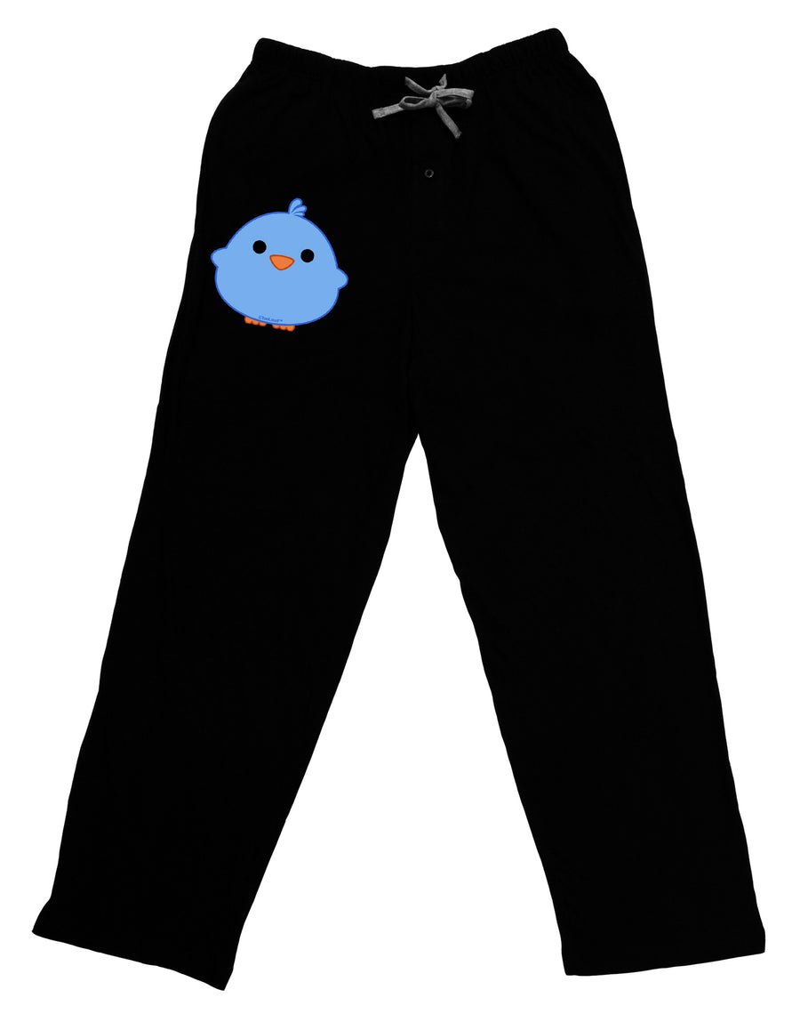 Cute Little Chick - Blue Adult Lounge Pants - Black by TooLoud-Lounge Pants-TooLoud-Black-Small-Davson Sales