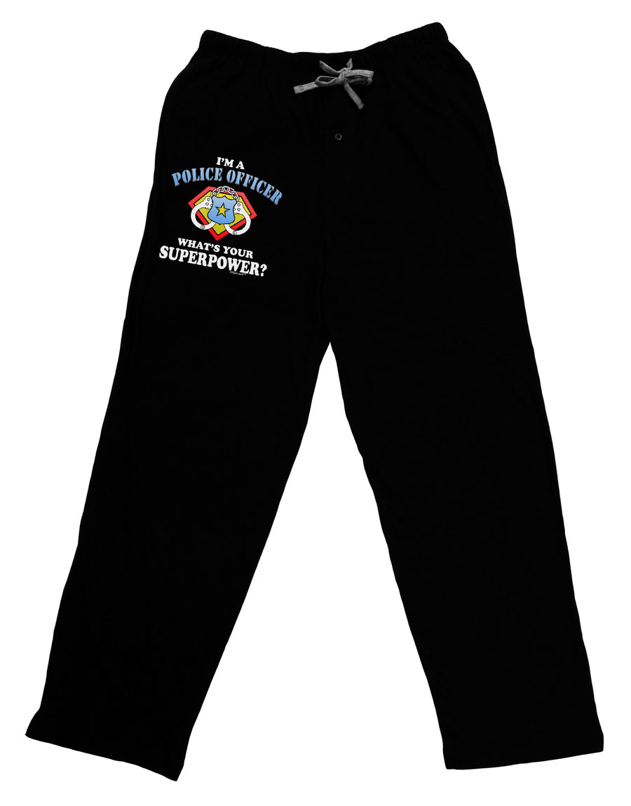 Police Officer - Superpower Adult Lounge Pants-Lounge Pants-TooLoud-Black-Small-Davson Sales