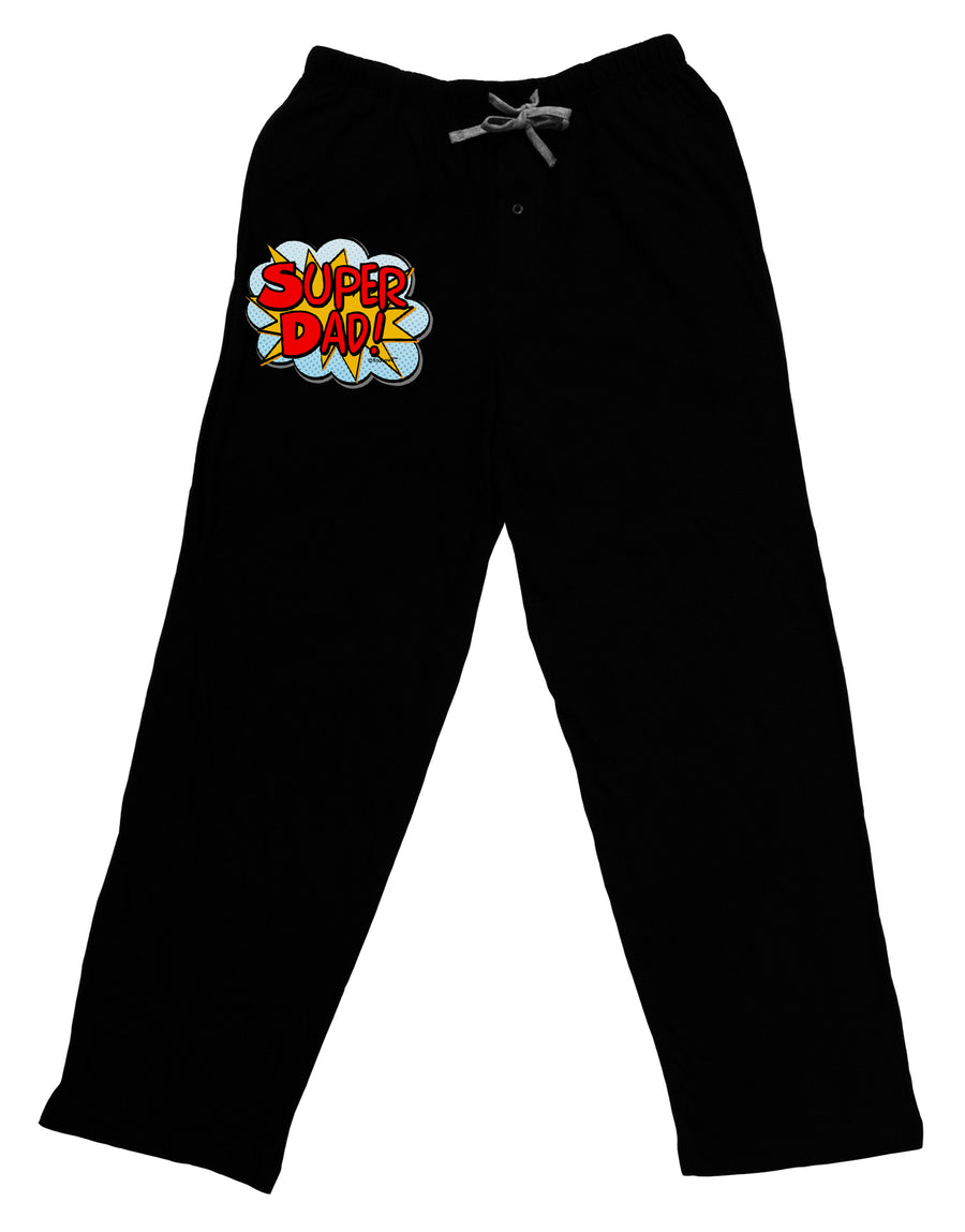 Super Dad - Superhero Comic Style Adult Lounge Shorts by TooLoud-Lounge Shorts-TooLoud-Black-Small-Davson Sales