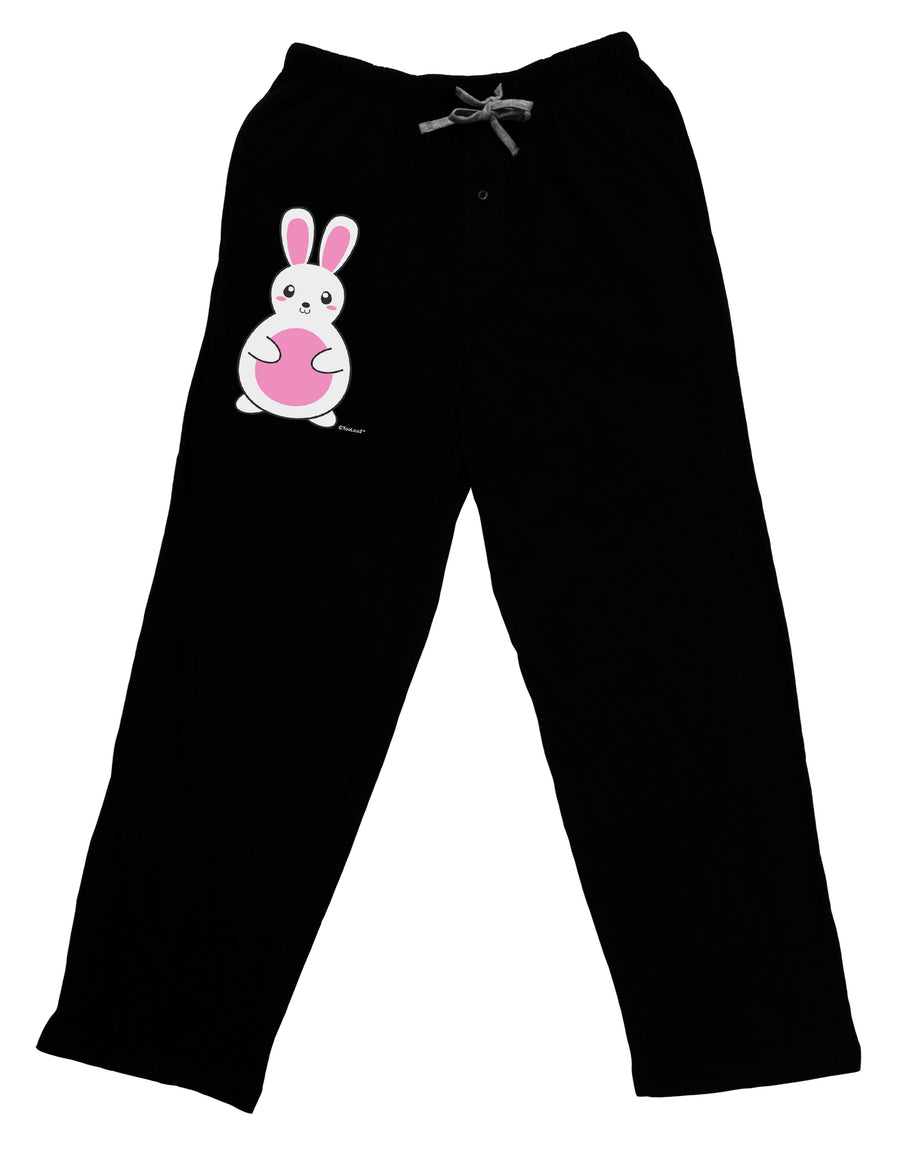 Cute Easter Bunny - Pink Adult Lounge Shorts - Red or Black by TooLoud-Lounge Shorts-TooLoud-Black-Small-Davson Sales