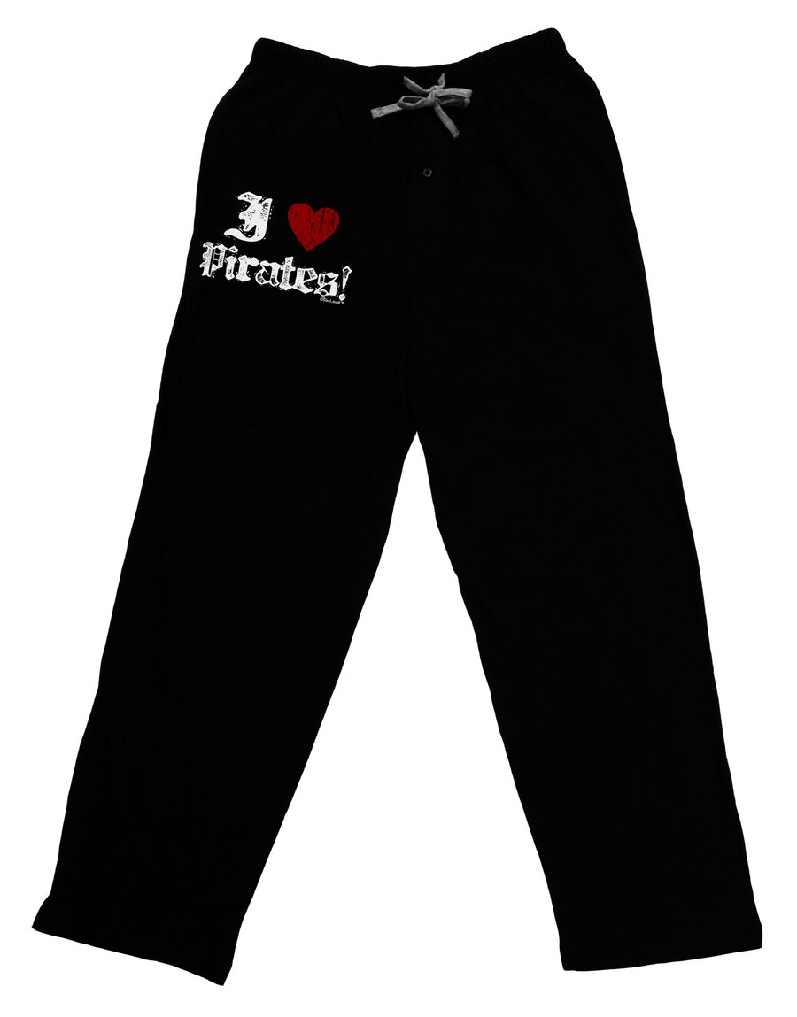 I Heart Pirates Adult Lounge Pants-Lounge Pants-TooLoud-Black-Small-Davson Sales