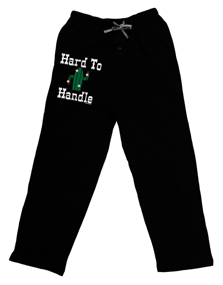 Hard To Handle Cactus Adult Lounge Pants by TooLoud-Lounge Pants-TooLoud-Black-Small-Davson Sales