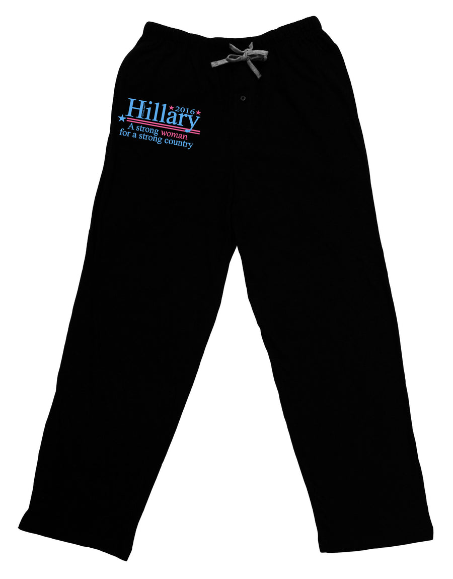 Hillary A Strong Woman Relaxed Adult Lounge Pants-Lounge Pants-TooLoud-Black-Small-Davson Sales