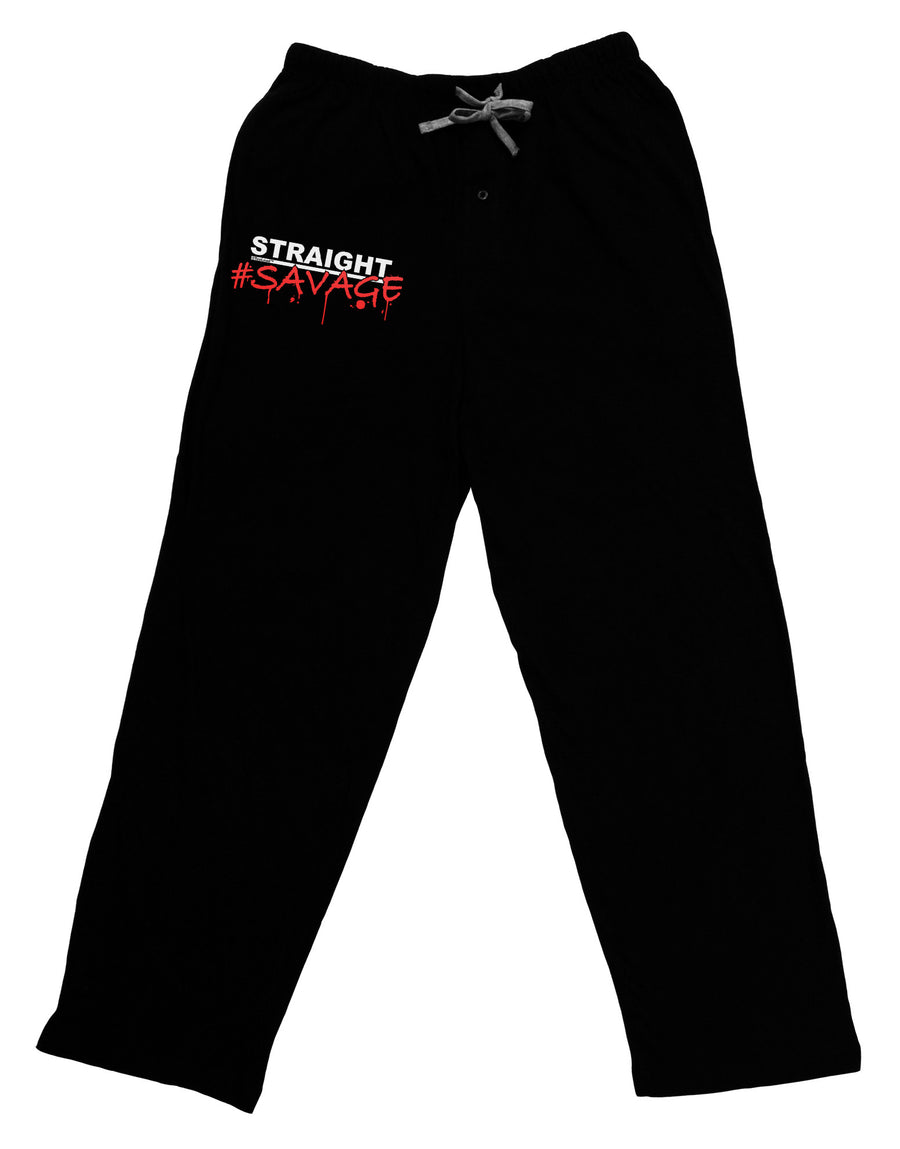 Straight Savage Adult Lounge Pants-Lounge Pants-TooLoud-Black-Small-Davson Sales