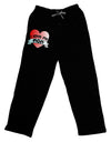 I Love My Mom - Heart Banner Design Adult Lounge Pants by TooLoud-Lounge Pants-TooLoud-Black-Small-Davson Sales