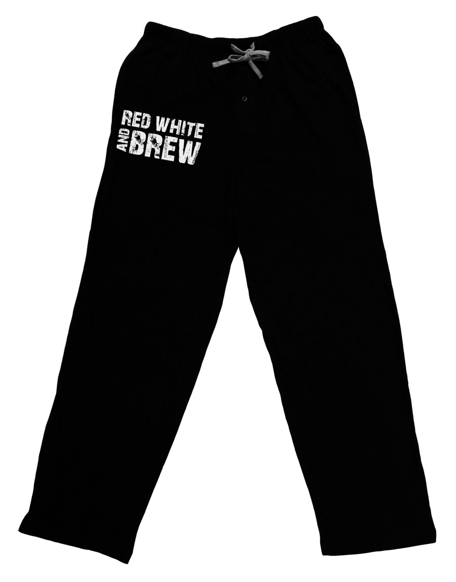 Red White and Brew Adult Lounge Pants by TooLoud-Lounge Pants-TooLoud-Black-Small-Davson Sales