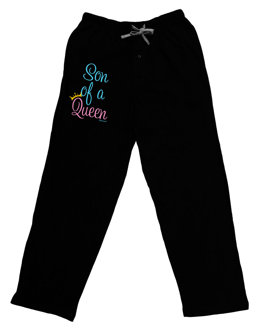 Son of a Queen - Matching Mom and Son Design Adult Lounge Pants by TooLoud-Lounge Pants-TooLoud-Black-Small-Davson Sales