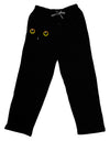 Cute Snowy Owl Face Adult Lounge Pants-Lounge Pants-TooLoud-Black-Small-Davson Sales