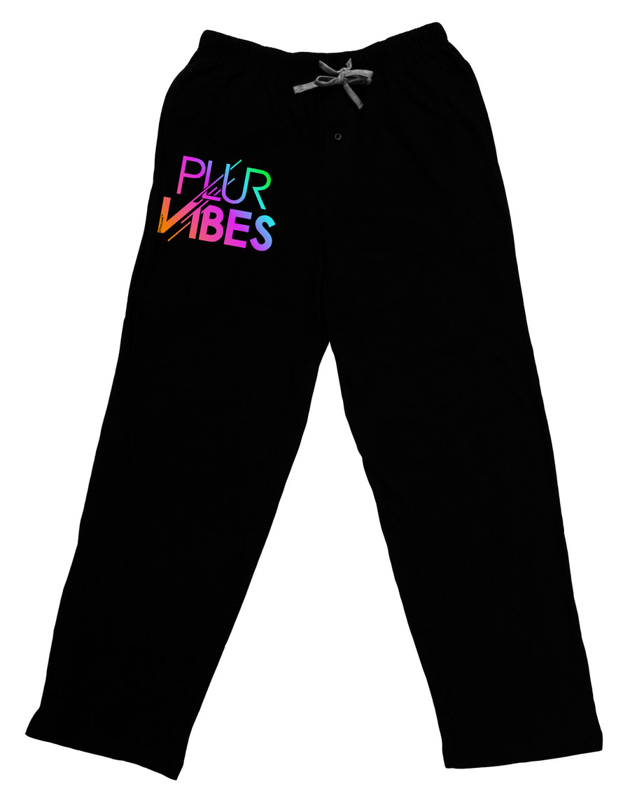 PLUR Vibes Adult Lounge Pants-Lounge Pants-TooLoud-Black-Small-Davson Sales