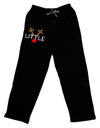 Matching Family Christmas Design - Reindeer - Little Adult Lounge Pants - Black by TooLoud-Lounge Pants-TooLoud-Black-Small-Davson Sales