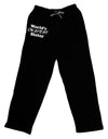 World's Okayest Sister Text Adult Lounge Pants - Black by TooLoud-Lounge Pants-TooLoud-Black-Small-Davson Sales