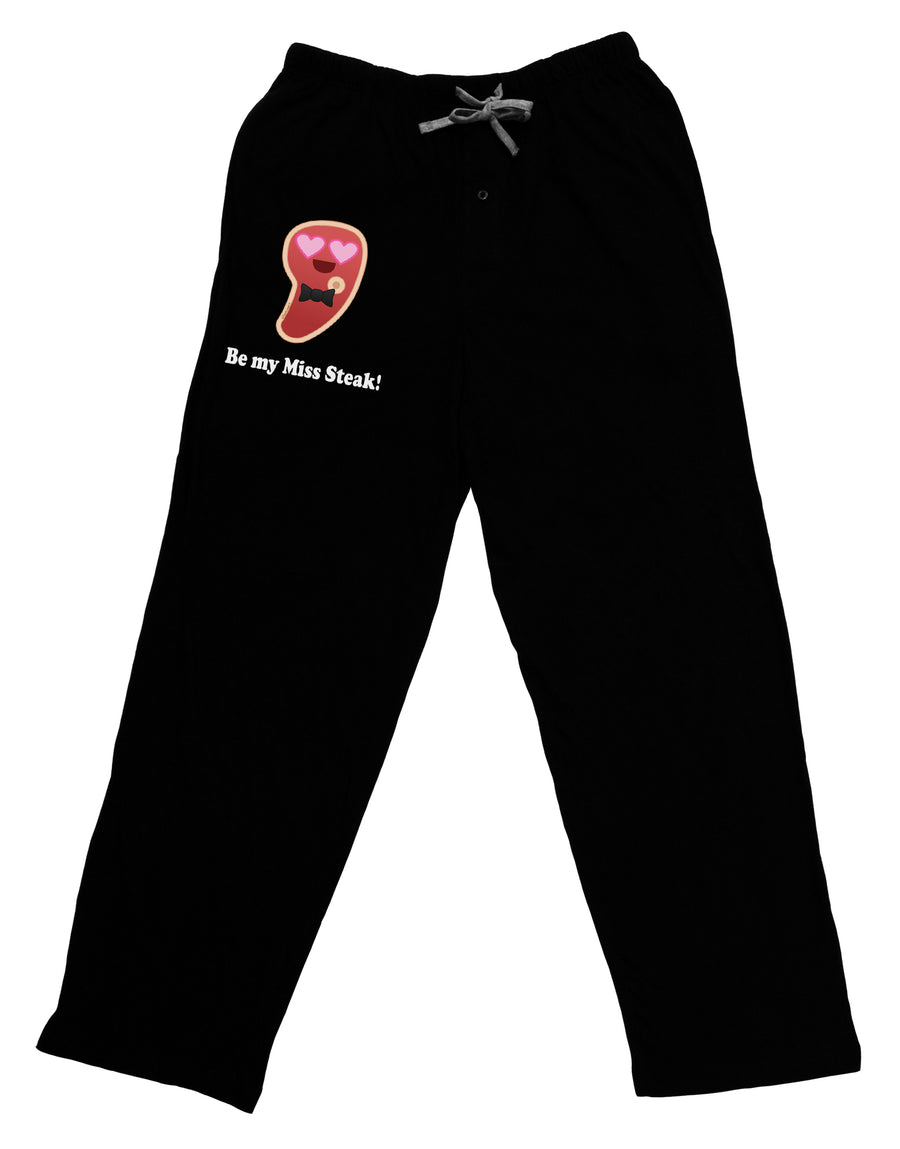 Be My Miss Steak - Romantic Adult Lounge Pants - Black by TooLoud-Lounge Pants-TooLoud-Black-Small-Davson Sales