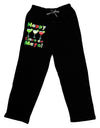 Margaritas - Mexican Flag Colors - Happy Cinco de Mayo Adult Lounge Pants - Black by TooLoud-Lounge Pants-TooLoud-Black-Small-Davson Sales