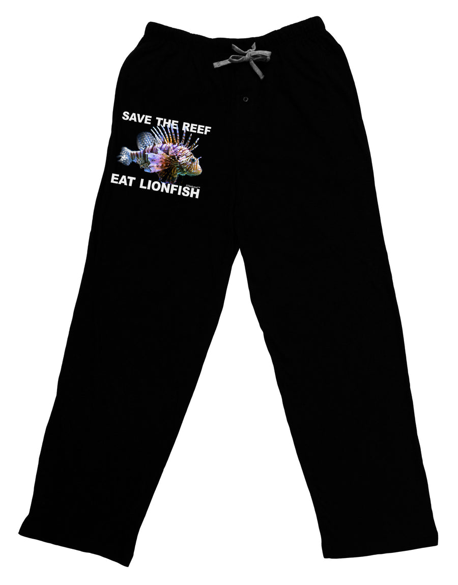 Save the Reef - Eat Lionfish Adult Lounge Pants-Lounge Pants-TooLoud-Black-Small-Davson Sales