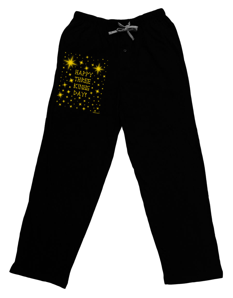 Happy Three Kings Day - Shining Stars Adult Lounge Shorts - Red or Black by TooLoud-Lounge Shorts-TooLoud-Black-Small-Davson Sales