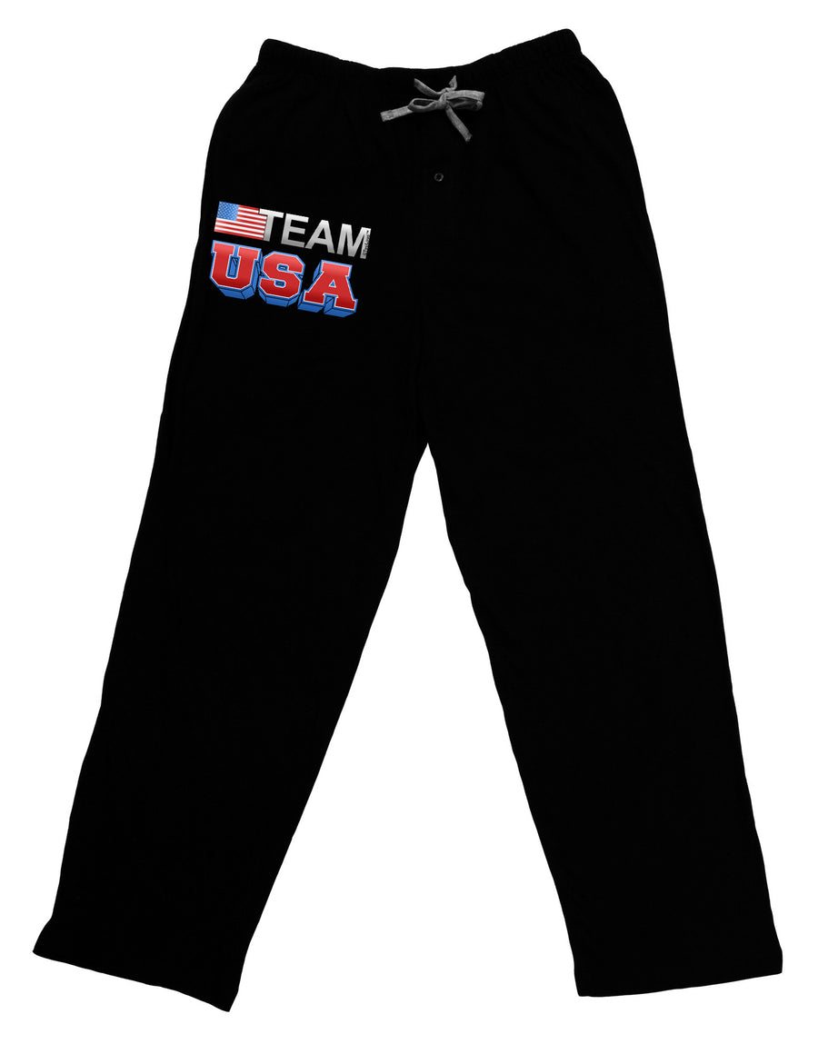 Sporty Team USA Adult Lounge Pants-Lounge Pants-TooLoud-Black-Small-Davson Sales