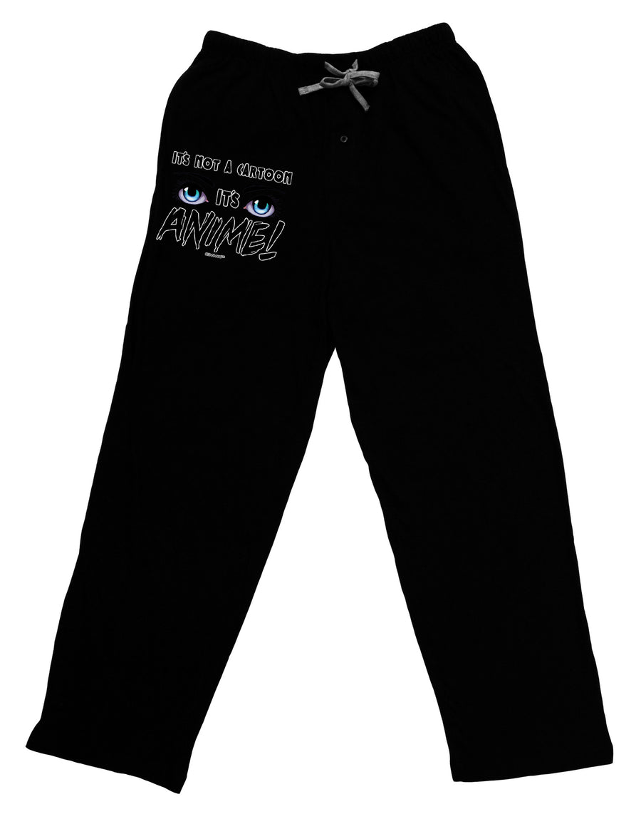 Not A Cartoon Eyes Blue Adult Lounge Pants-Lounge Pants-TooLoud-Black-Small-Davson Sales