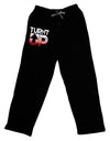 TooLoud Turnt Up Distressed Adult Lounge Pants-Lounge Pants-TooLoud-Black-Small-Davson Sales